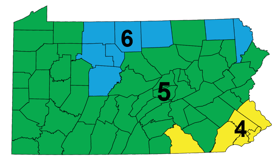 PA Climate Zones PA Climate Zone Map